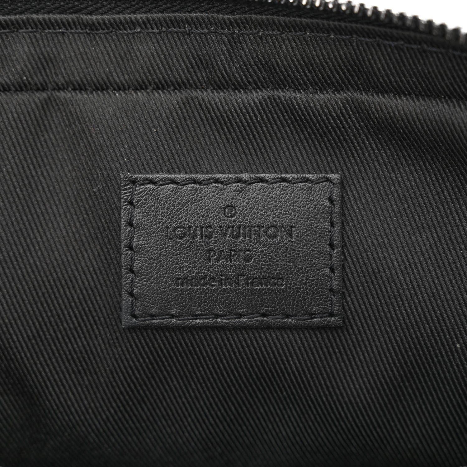 Louis Vuitton Calfskin Monogram Shadow Duo Messenger Black 6 of 9