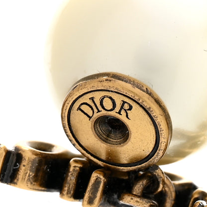 Christian Dior Pearl J'Adior Tribal Earrings Gold 4 of 4