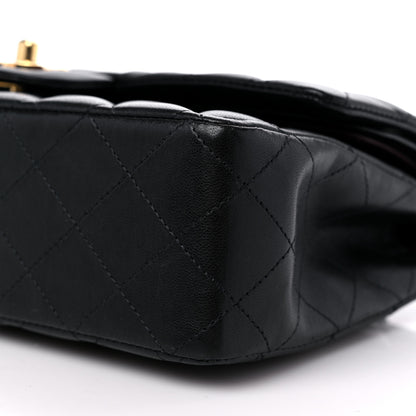 Chanel Lambskin Quilted Medium Double Flap Black 9 of 13