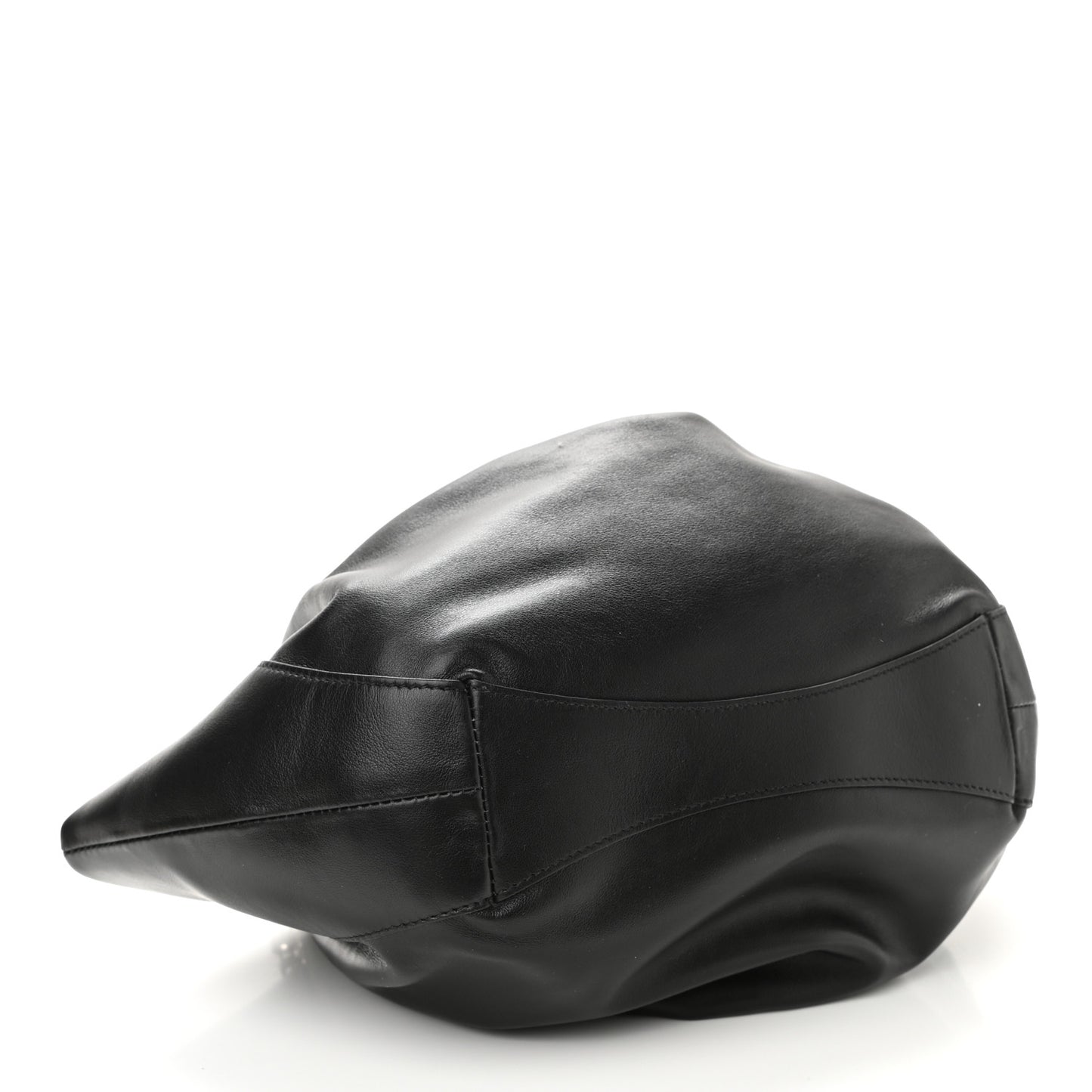 Calfskin Kenny Shoulder Bag Black