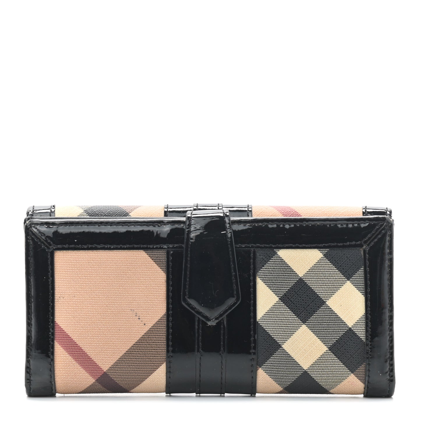 Supernova Check Constance Continental Wallet Black