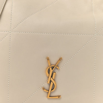 Saint Laurent Lambskin Matelasse Monogram Medium Jamie 4.3 Pochon Crema Soft 9 of 11
