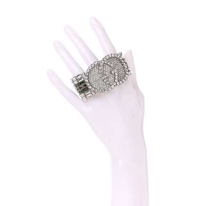 Gucci Crystals Double G Web Tennis Bracelet S Multicolor 2 of 4