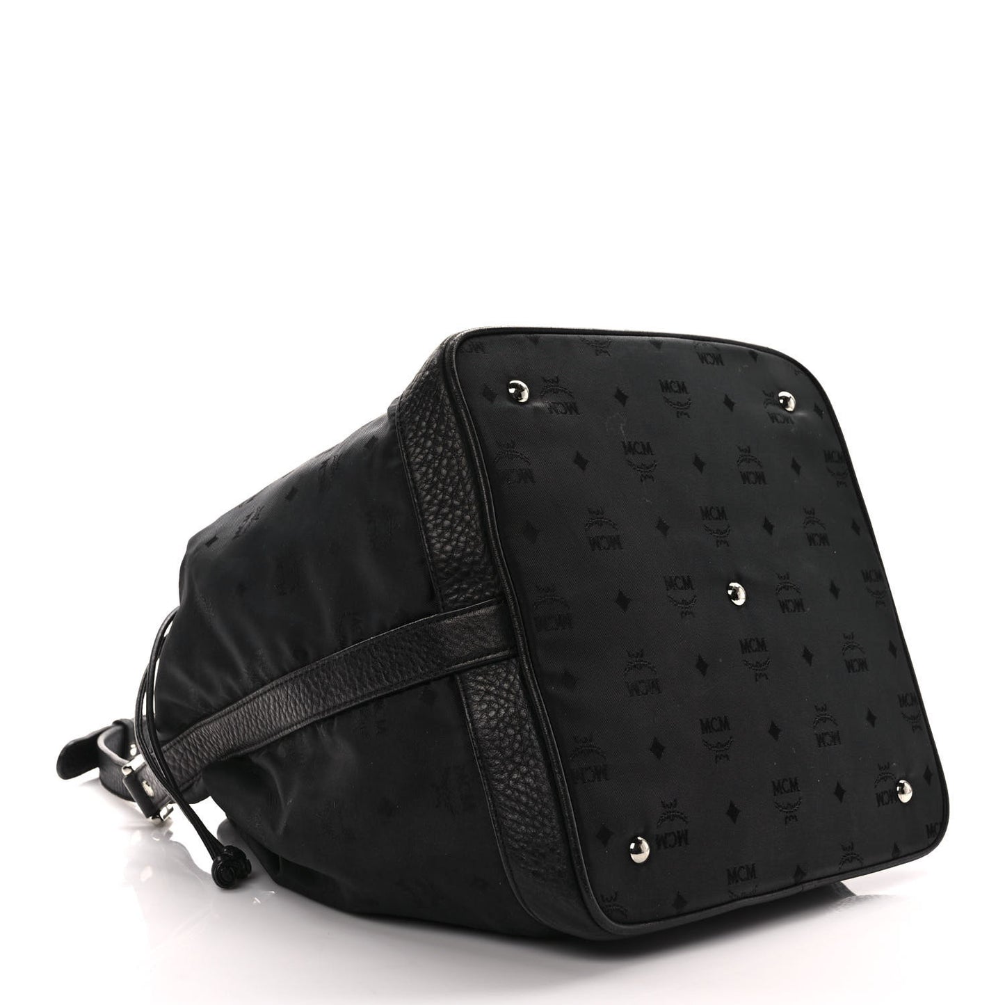 Nylon Monogram Bucket Black