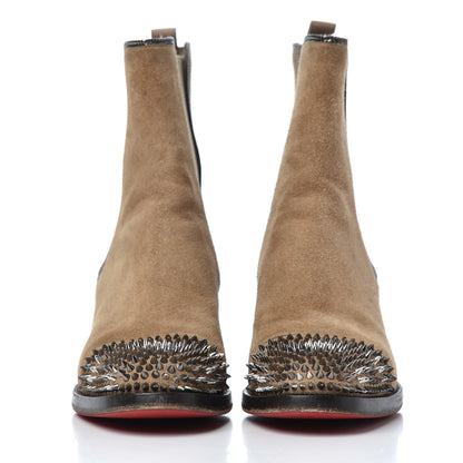 Christian Louboutin Veau Velours Otaboo 70 Chelsea Boots 39 Camel 2 of 25