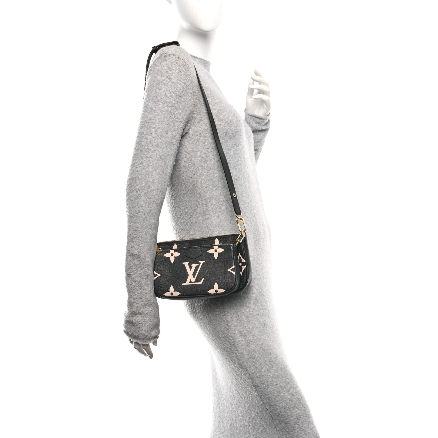 Empreinte Monogram Giant Multi Pochette Accessories Black Beige