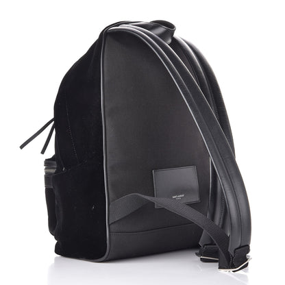 Saint Laurent Velvet Mini City Backpack Black 3 of 8