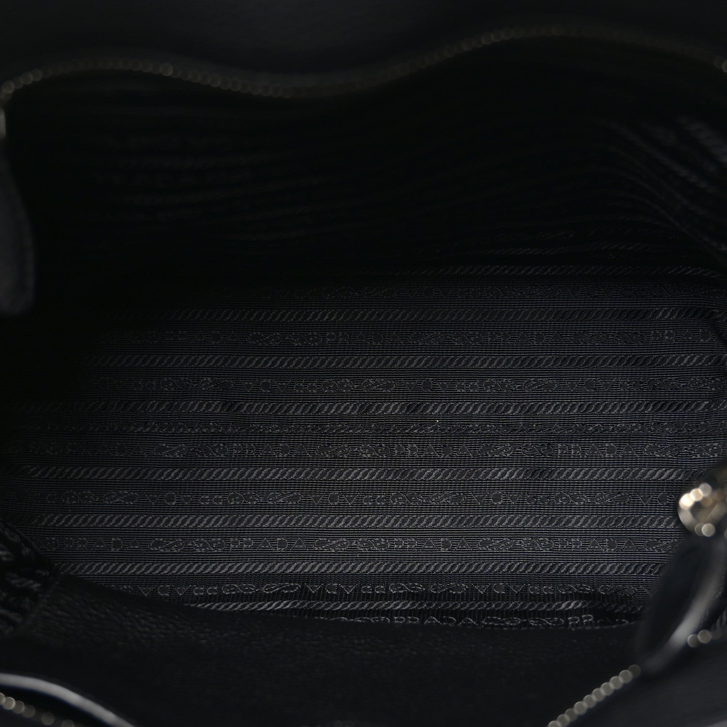 Prada Vitello Phenix Tote Black 5 of 9