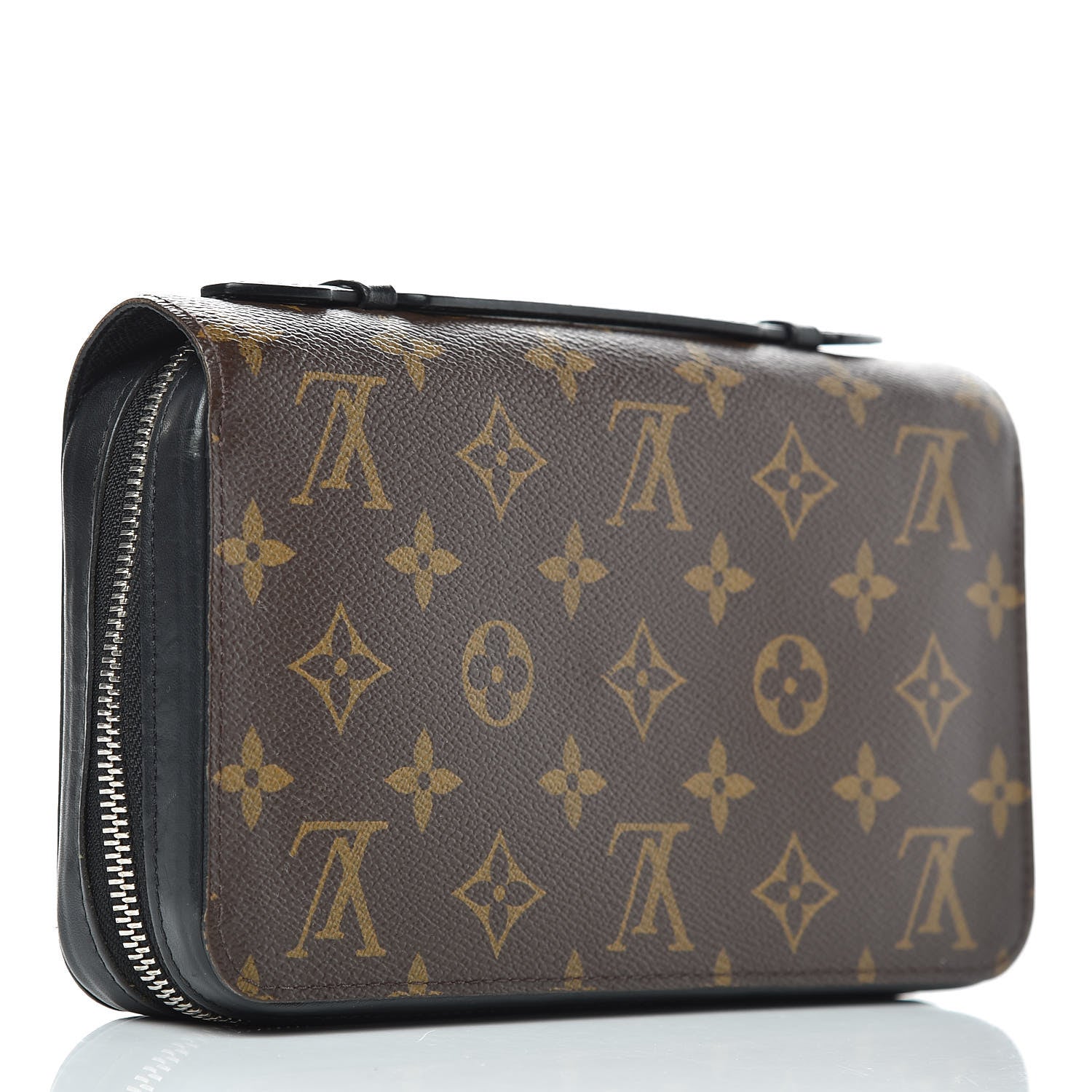 Louis Vuitton Monogram Macassar Zippy XL Wallet 3 of 9