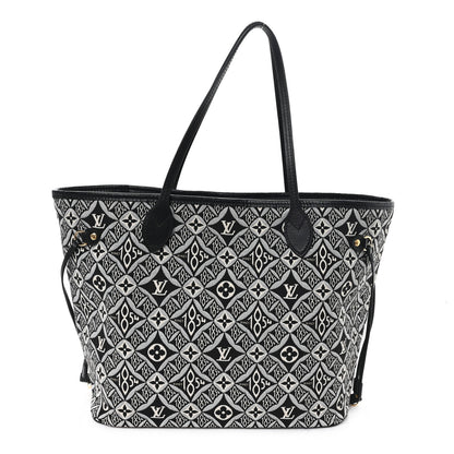 Louis Vuitton Jacquard Since 1854 Neverfull MM Grey 1 of 10