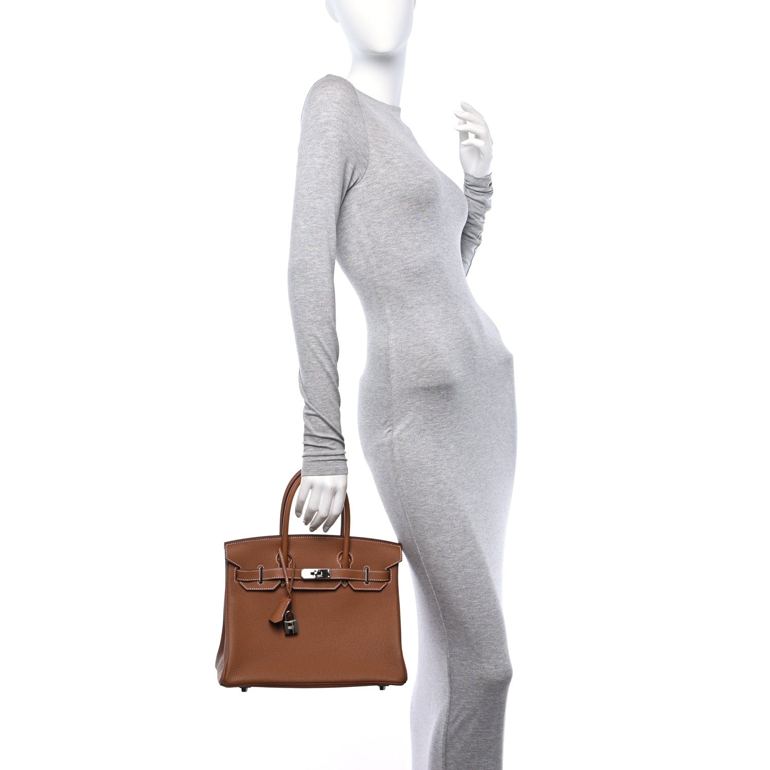 Hermes Togo BIRKIN 30 Gold 2 of 10