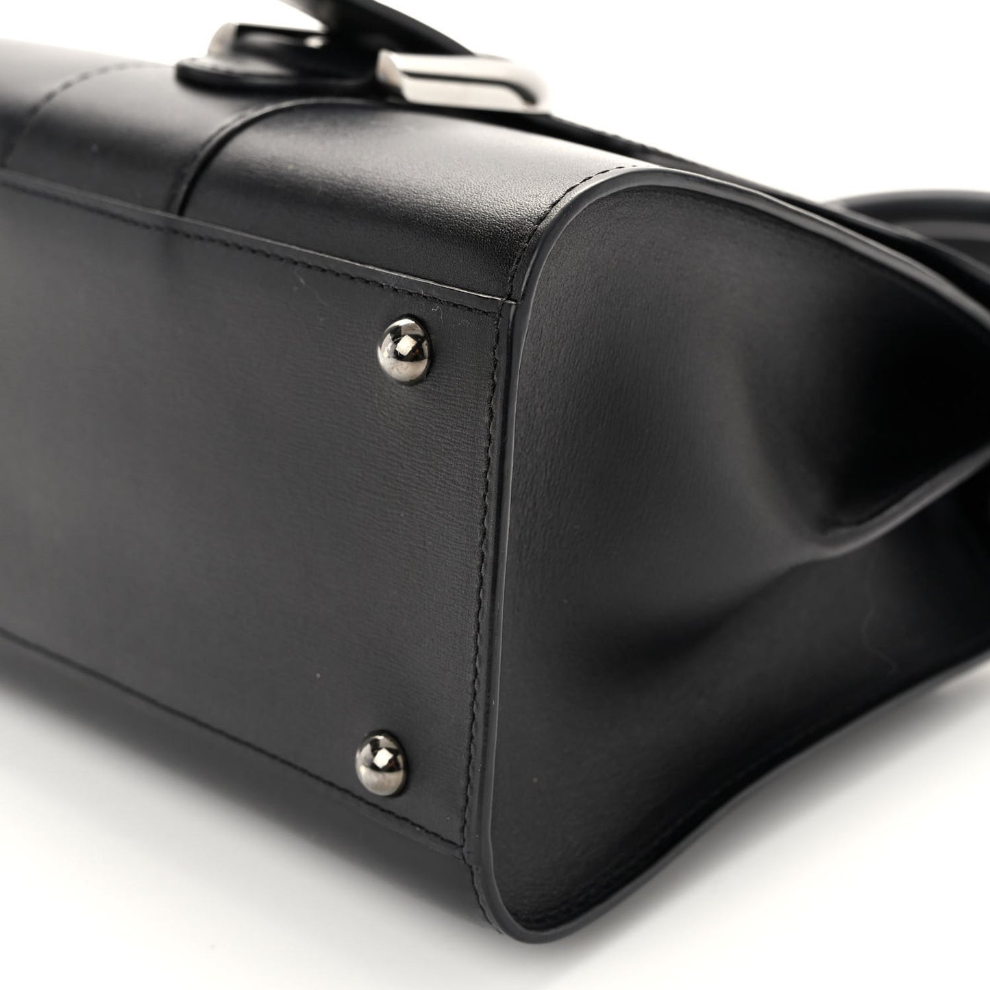 Box Calfskin Mini Brillant Satchel Black