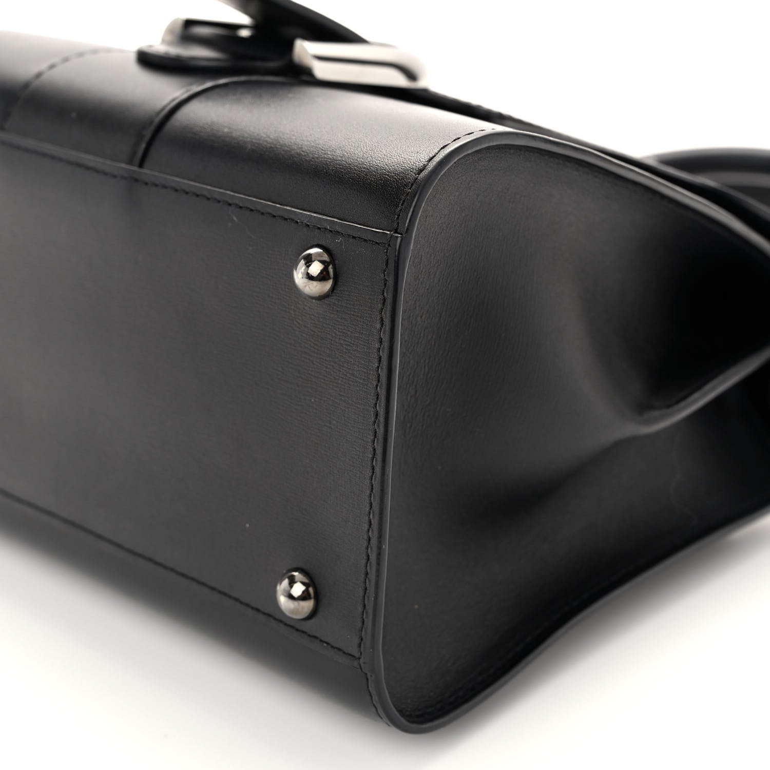 Delvaux Box Calfskin Mini Brillant Satchel Black 10 of 10