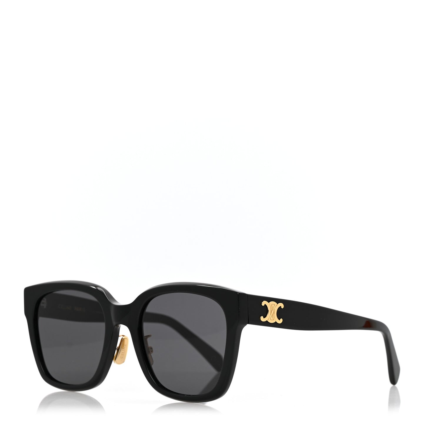Acetate Triomphe Sunglasses CL40222F Black