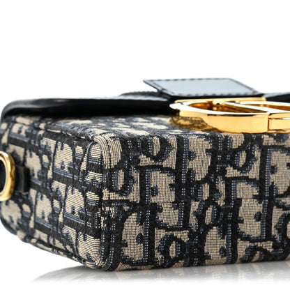 Christian Dior Oblique 30 Montaigne Box Bag Blue 9 of 11