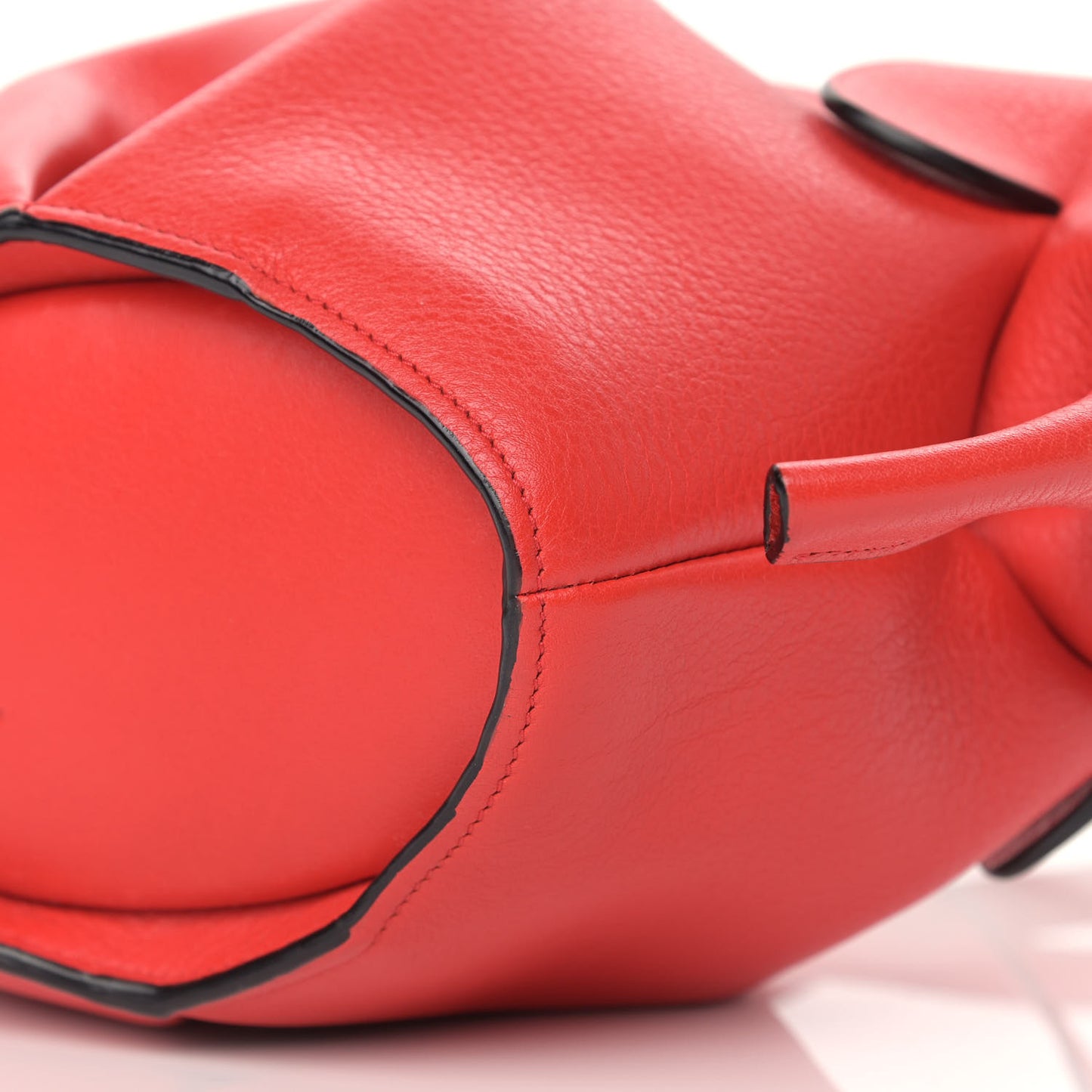 Calfskin Mini Elephant Crossbody Bag Scarlet Red