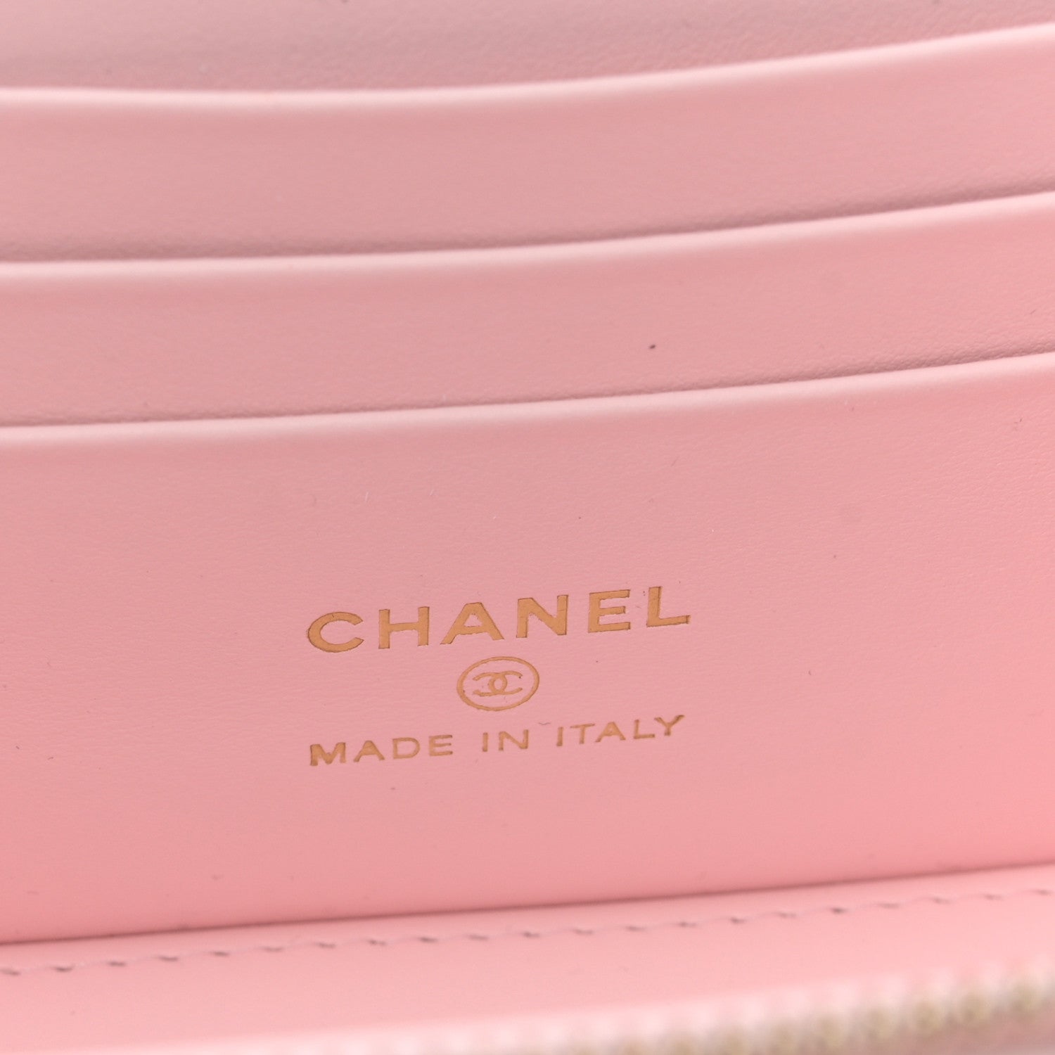 Chanel Caviar Quilted Small Vanity Case With Chain Light Pink 6 of 11