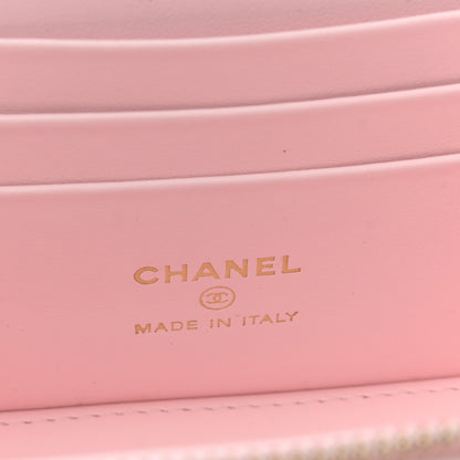 Chanel Caviar Quilted Small Vanity Case With Chain Light Pink 6 of 11