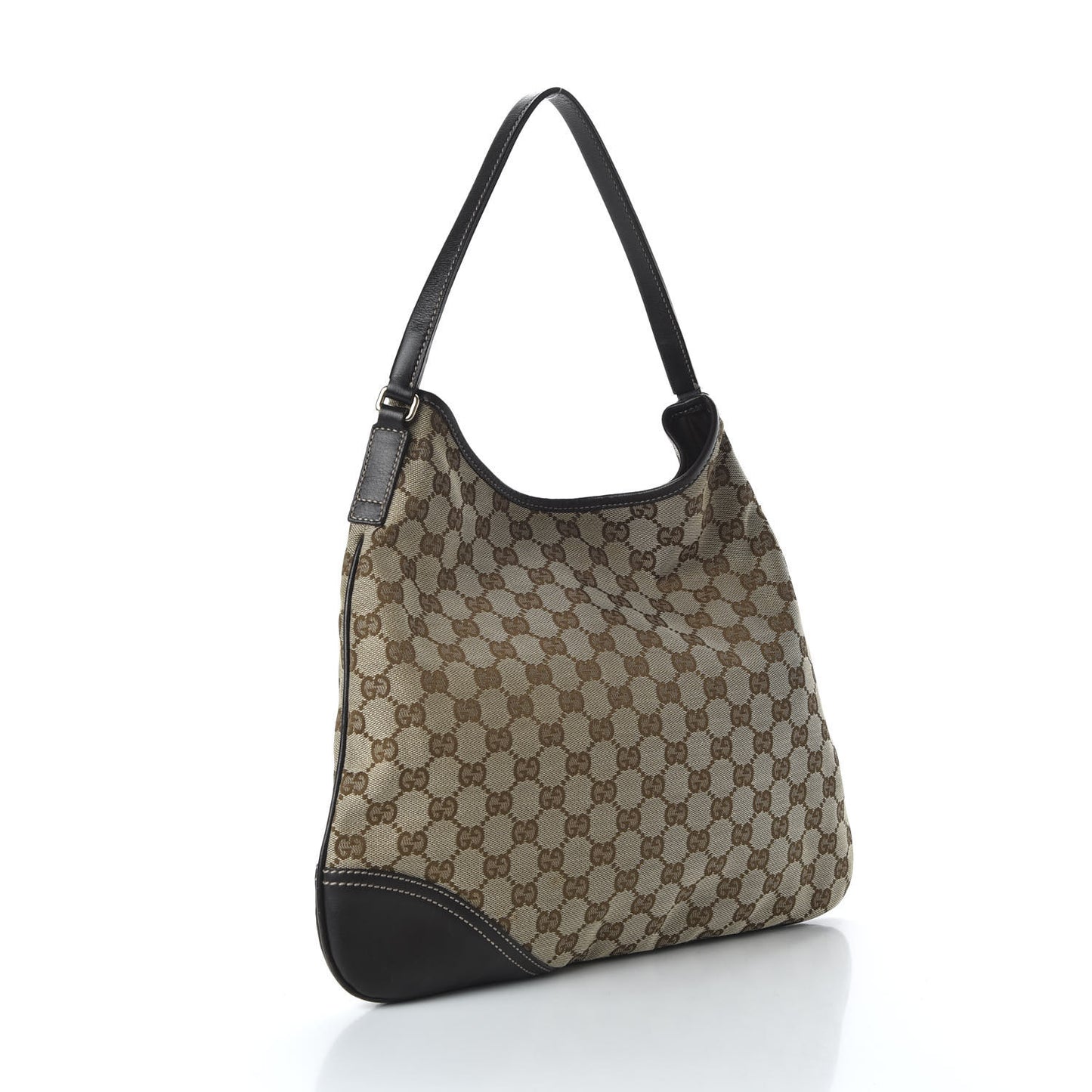 Monogram Medium New Britt Hobo Dark Brown