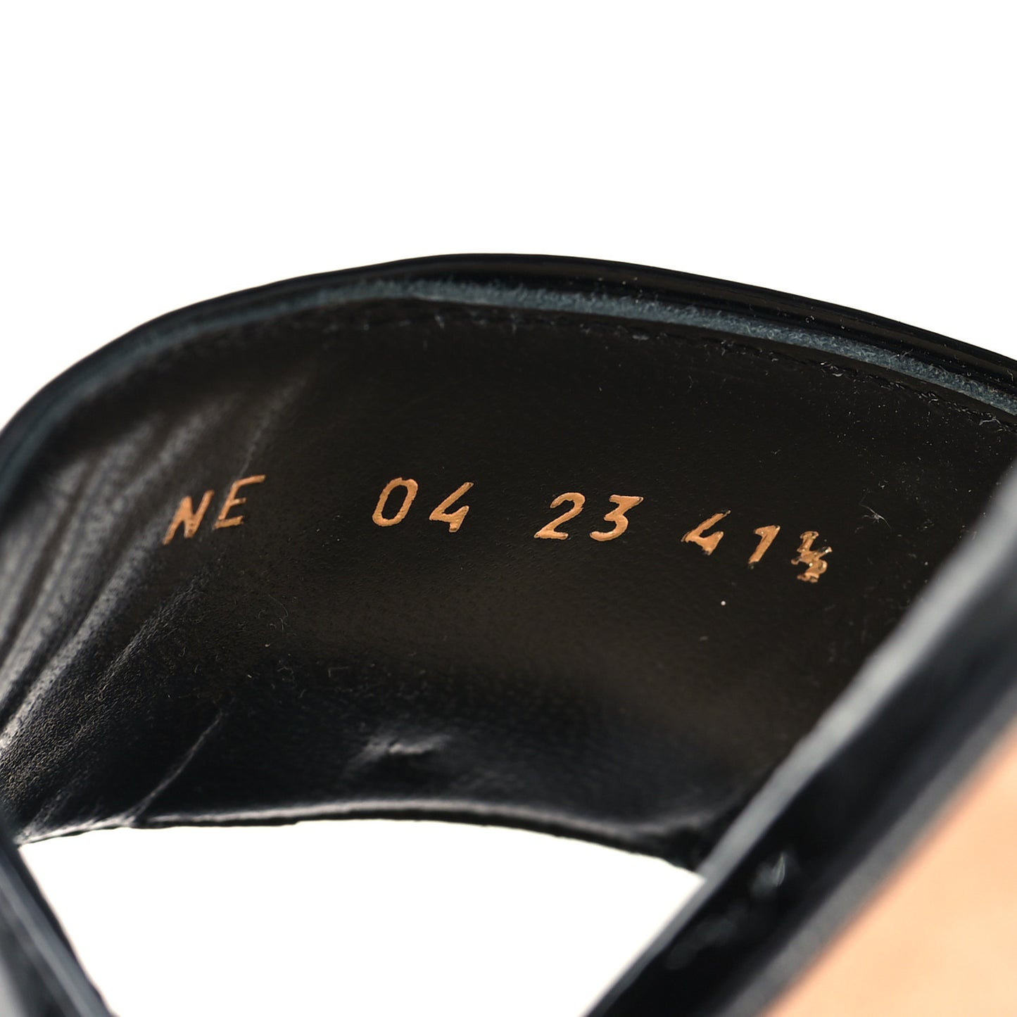 Patent C'est Dior 50mm Slide Sandals 41.5 Black