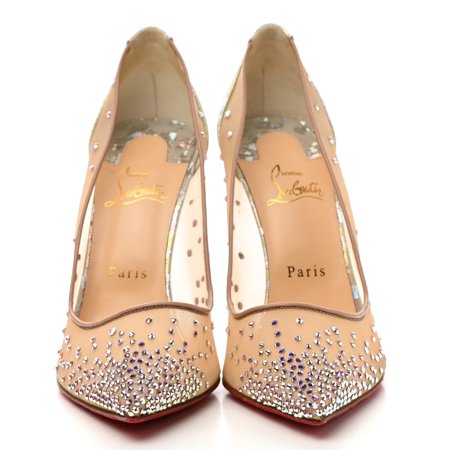 Crystal Strass Follies 100 Pumps 40.5 Crystal