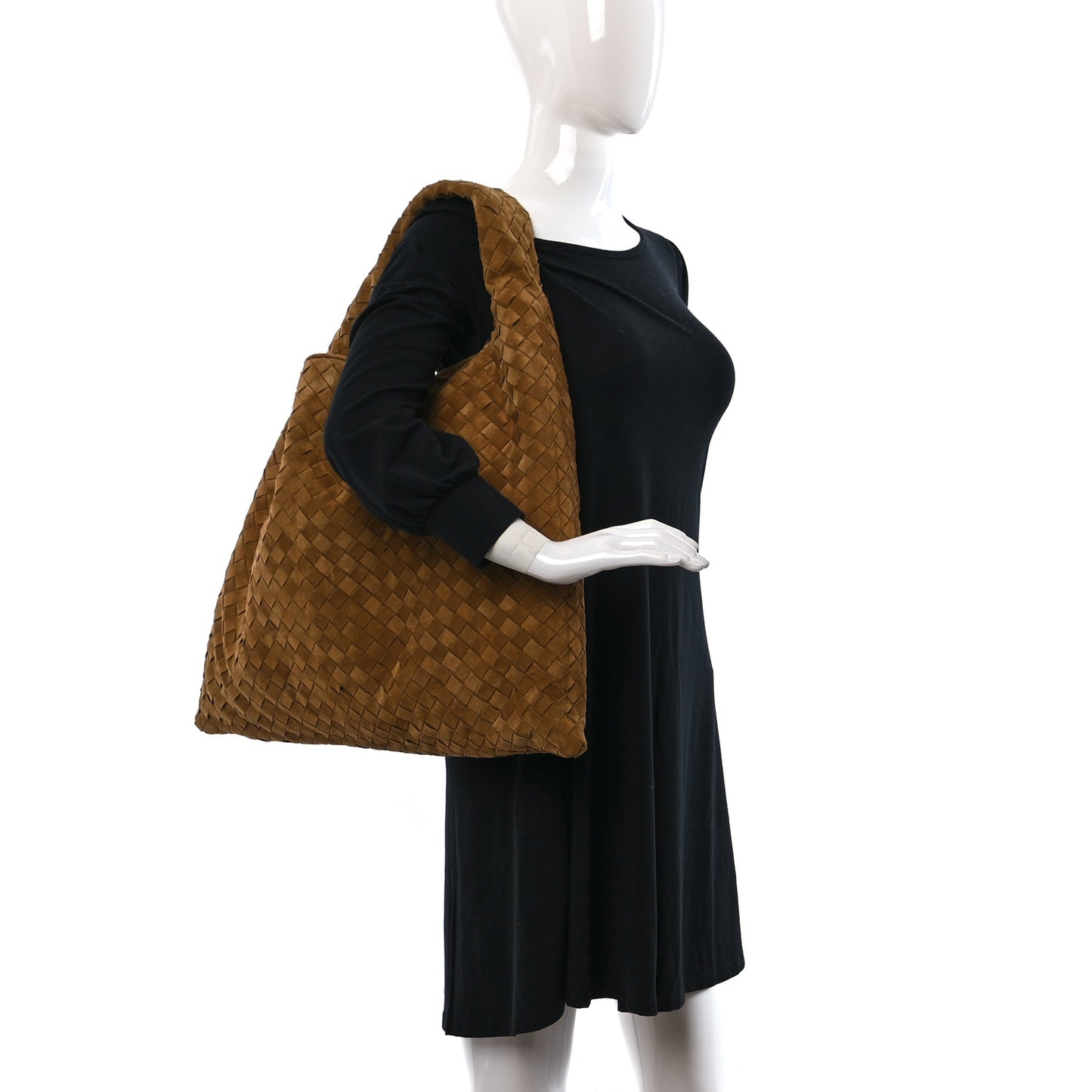 Suede Intrecciato Large Hop Acorn