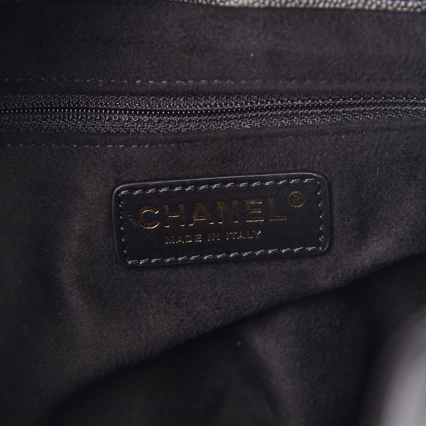 Caviar Deauville Drawstring Bucket Bag Black
