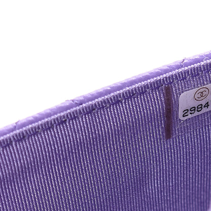 Chanel Caviar Quilted Wallet On Chain WOC Purple 8 of 9