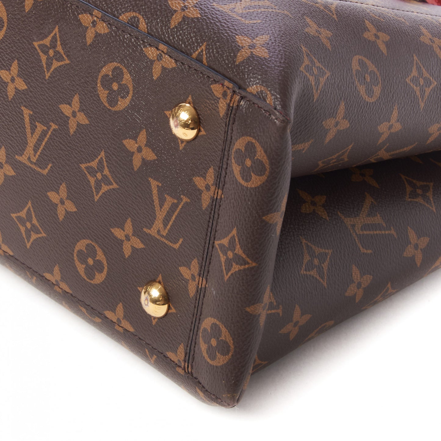 Monogram Flower Tote Coquelicot
