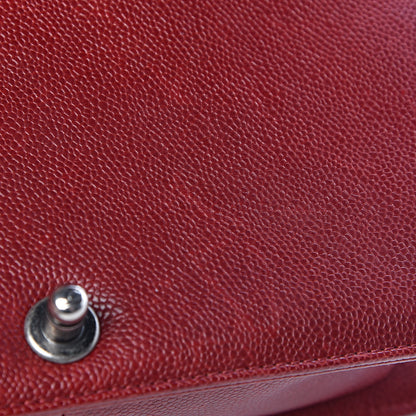 Chanel Caviar Quilted Medium Boy Flap Red 17 of 18