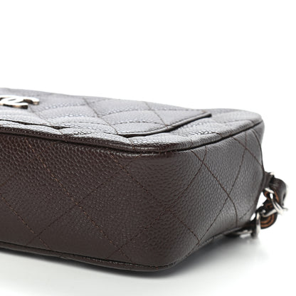 Chanel Caviar Quilted Timeless Camera Case Brown 9 of 9