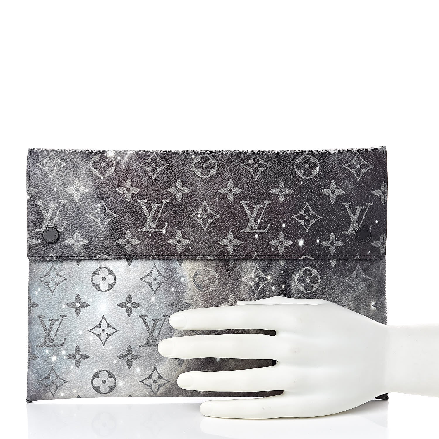 Louis Vuitton Monogram Galaxy Pochette Alpha Triple 2 of 9