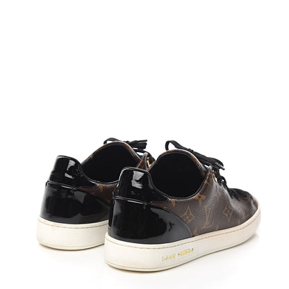 Louis Vuitton Patent Monogram Frontrow Sneakers 37 4 of 12