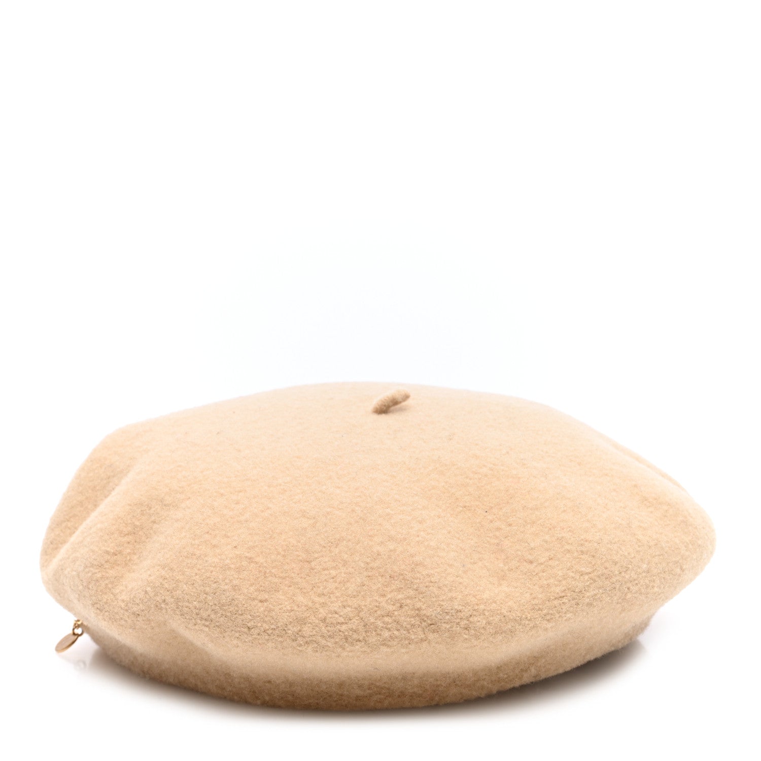 Hermes Merinos Wool Felt Felicity Beret Hat 56 Sable 1 of 8