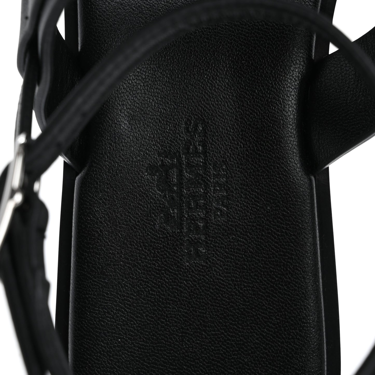 Calfskin June Sandals 36 Black