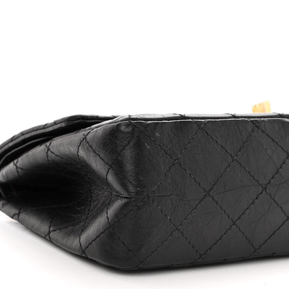 Chanel Aged Calfskin Quilted 2.55 Reissue 226 Flap Black 10 of 11