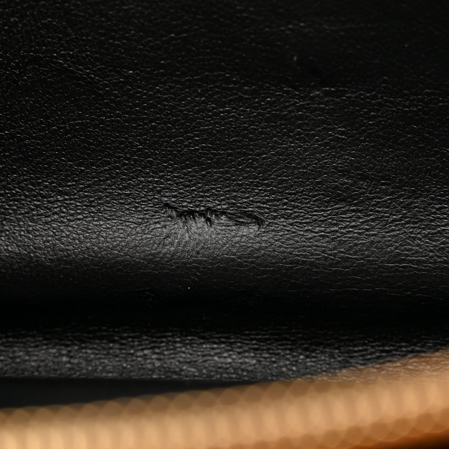 Saint Laurent Grain De Poudre Matelasse Chevron Cassandre Chain Wallet Cork 11 of 13