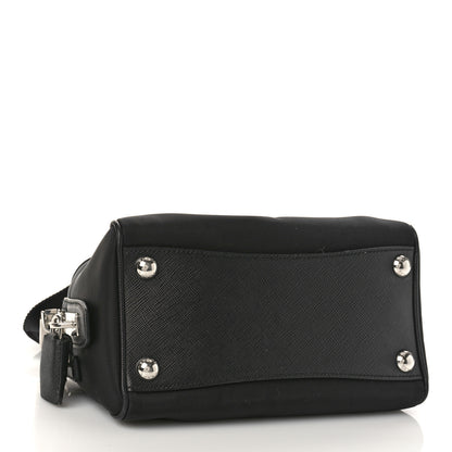 Prada Nylon Saffiano Re-Edition 2005 Top Handle Crossbody Bag Black 4 of 8