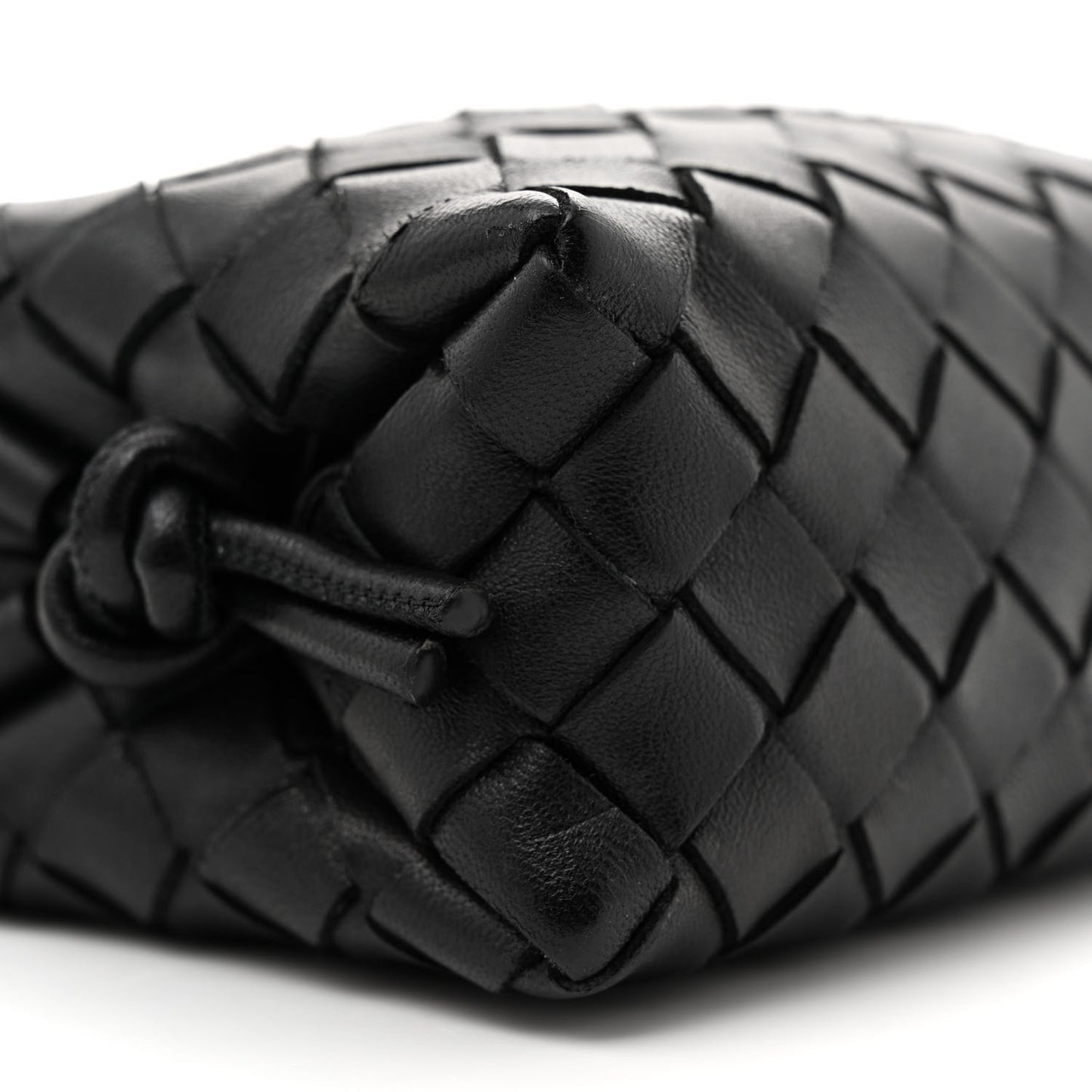 Nappa Intrecciato Mini Loop Camera Bag Black