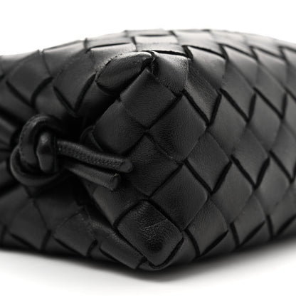 Bottega Veneta Nappa Intrecciato Mini Loop Camera Bag Black 8 of 9