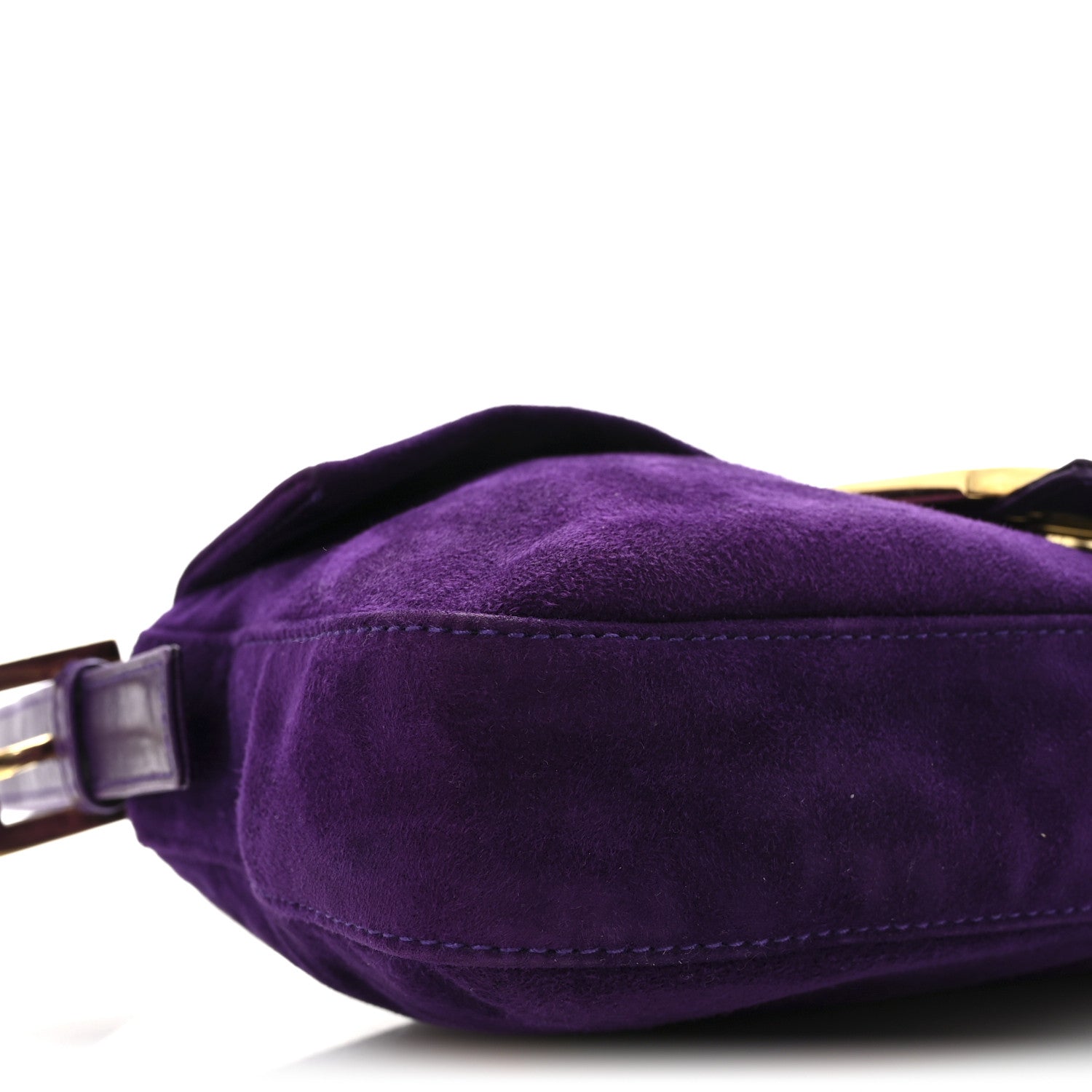 Fendi Suede Baguette Purple 8 of 9