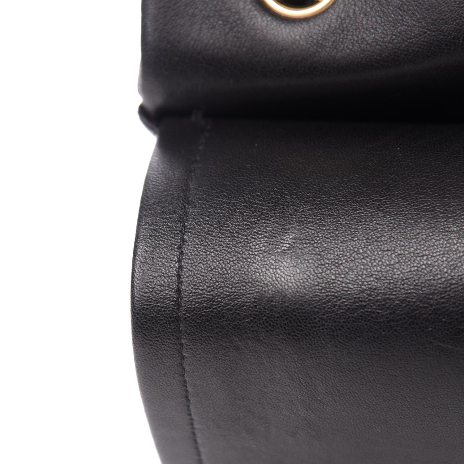 Chanel Lambskin Quilted Jumbo Double Flap Black 10 of 15