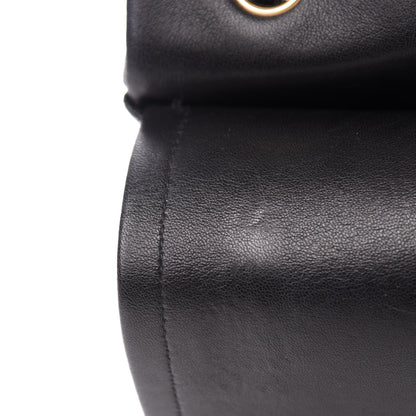 Chanel Lambskin Quilted Jumbo Double Flap Black 10 of 15