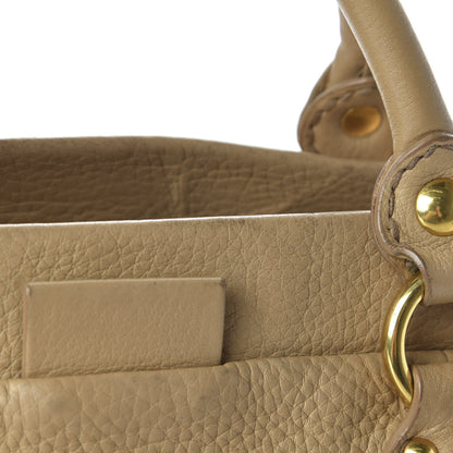 Miu Miu Vitello Large Bow Tote Beige 14 of 15