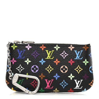 Louis Vuitton LV X TM Monogram Multicolor Key Pouch Black 1 of 7