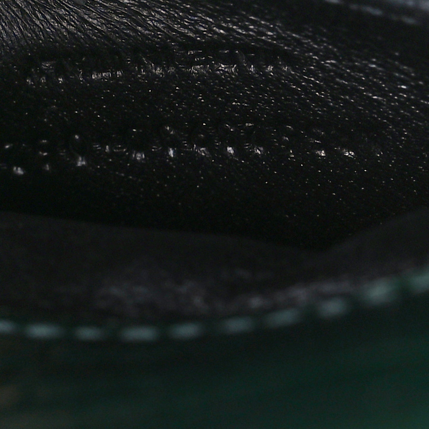 Calfskin Crocodile Embossed Mini Classic Monogram Cassandra Top Handle Green