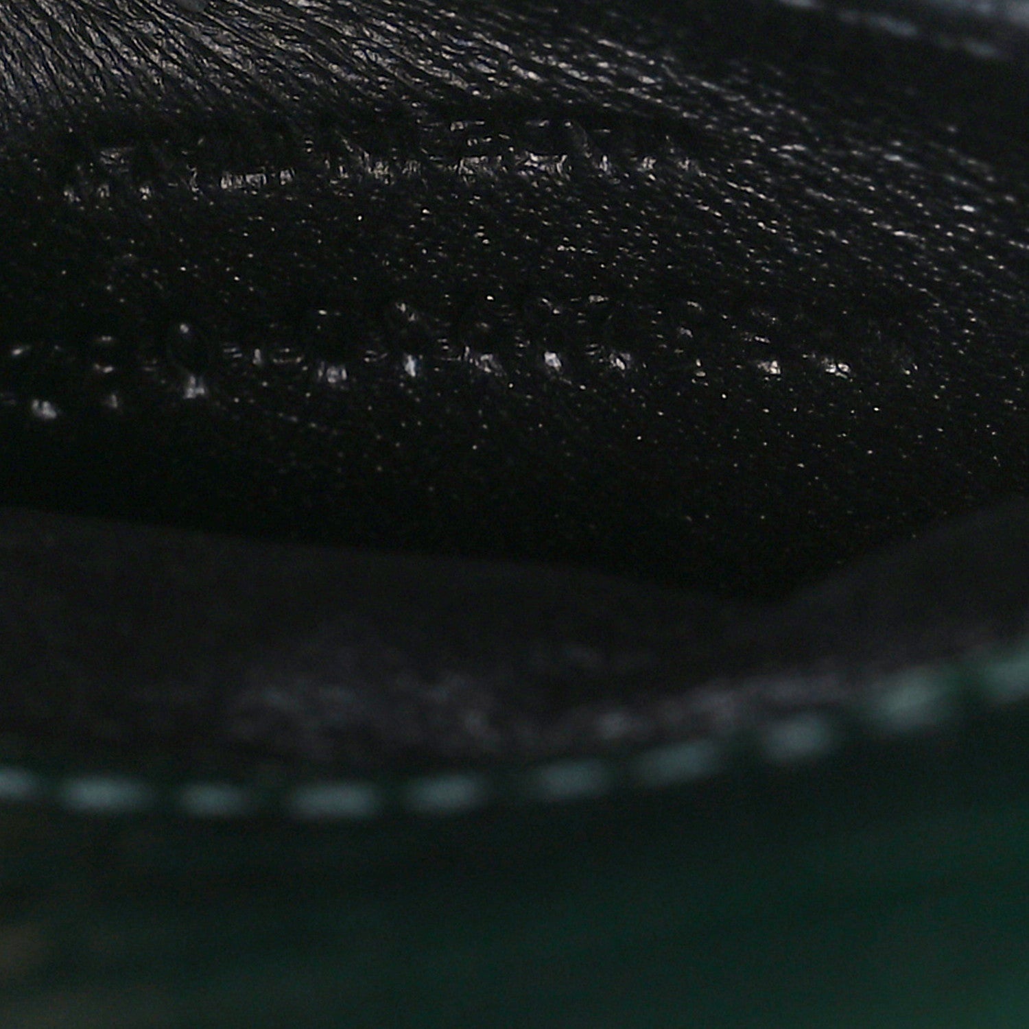 Saint Laurent Calfskin Crocodile Embossed Mini Classic Monogram Cassandra Top Handle Green 7 of 11