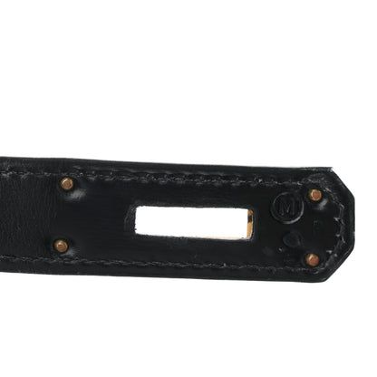Hermes Box Kelly Retourne 32 Black 7 of 10