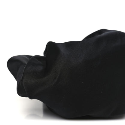 The Row Satin Small Ascot Bag Black 8 of 9