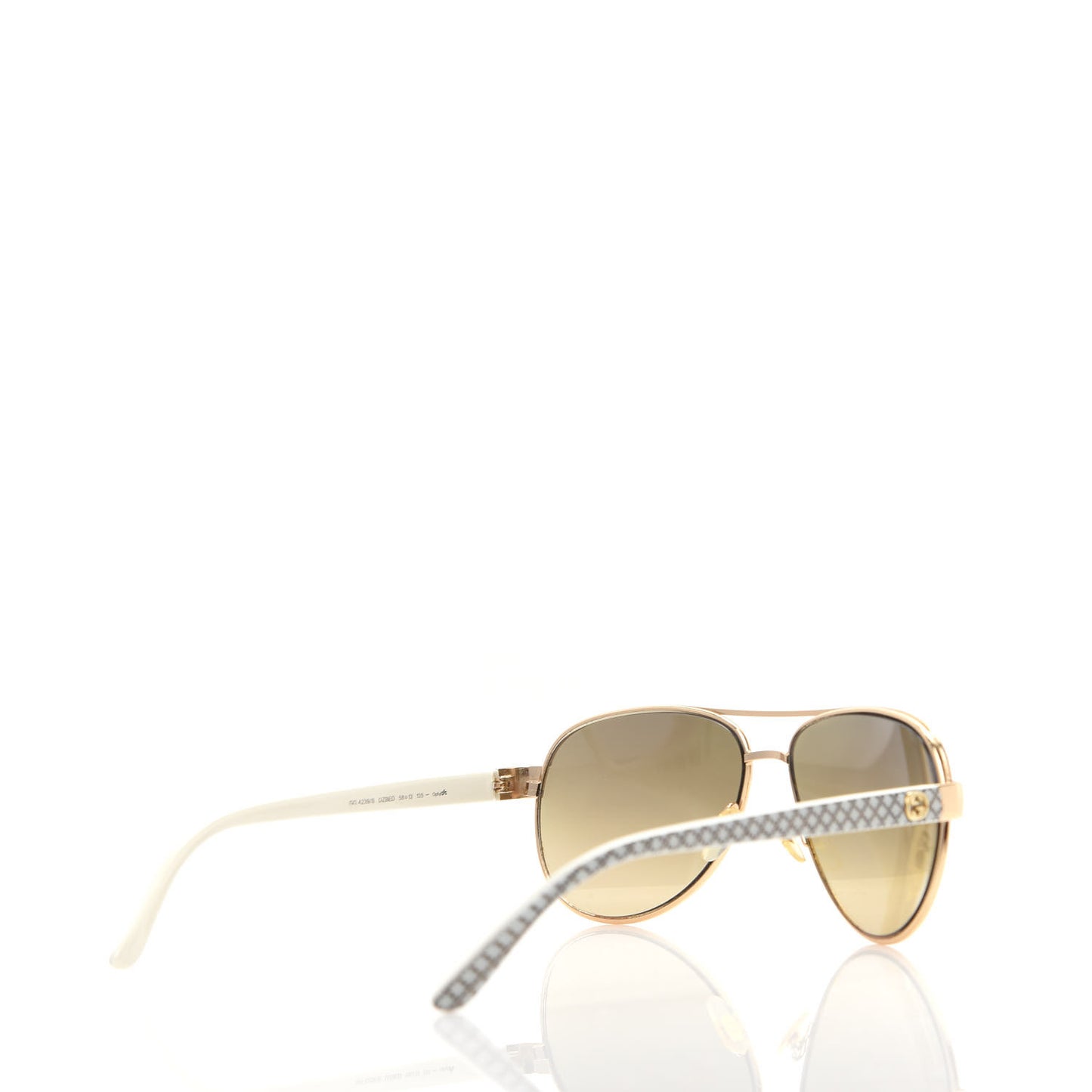 Aviator Sunglasses GG4239/S White Gold